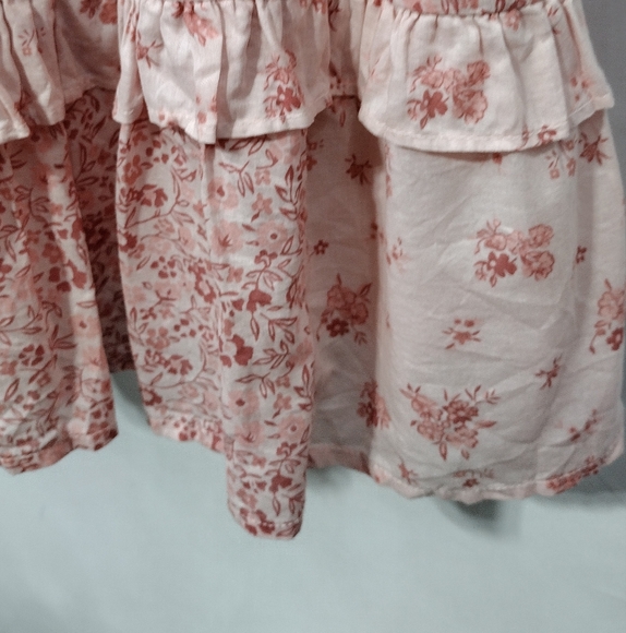 NWOT Amercian Eagle Floral Babydoll Dress Women's M Pink Barbiecore Cottagecore - Picture 5 of 12